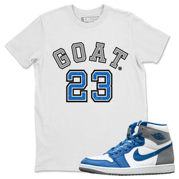 Jordan 1 True Blue Sneaker Match Tees Goat 23 Sneaker Tees Jordan 1 True Blue Sneaker Release Tees Unisex Shirts