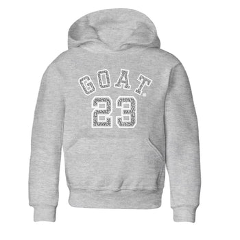 Jordan 1 White Cement Sneaker Match Tees Goat 23 Sneaker Tees Jordan 1 White Cement Sneaker Release Tees Kids Shirts
