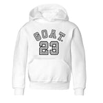 Jordan 1 White Cement Sneaker Match Tees Goat 23 Sneaker Tees Jordan 1 White Cement Sneaker Release Tees Kids Shirts