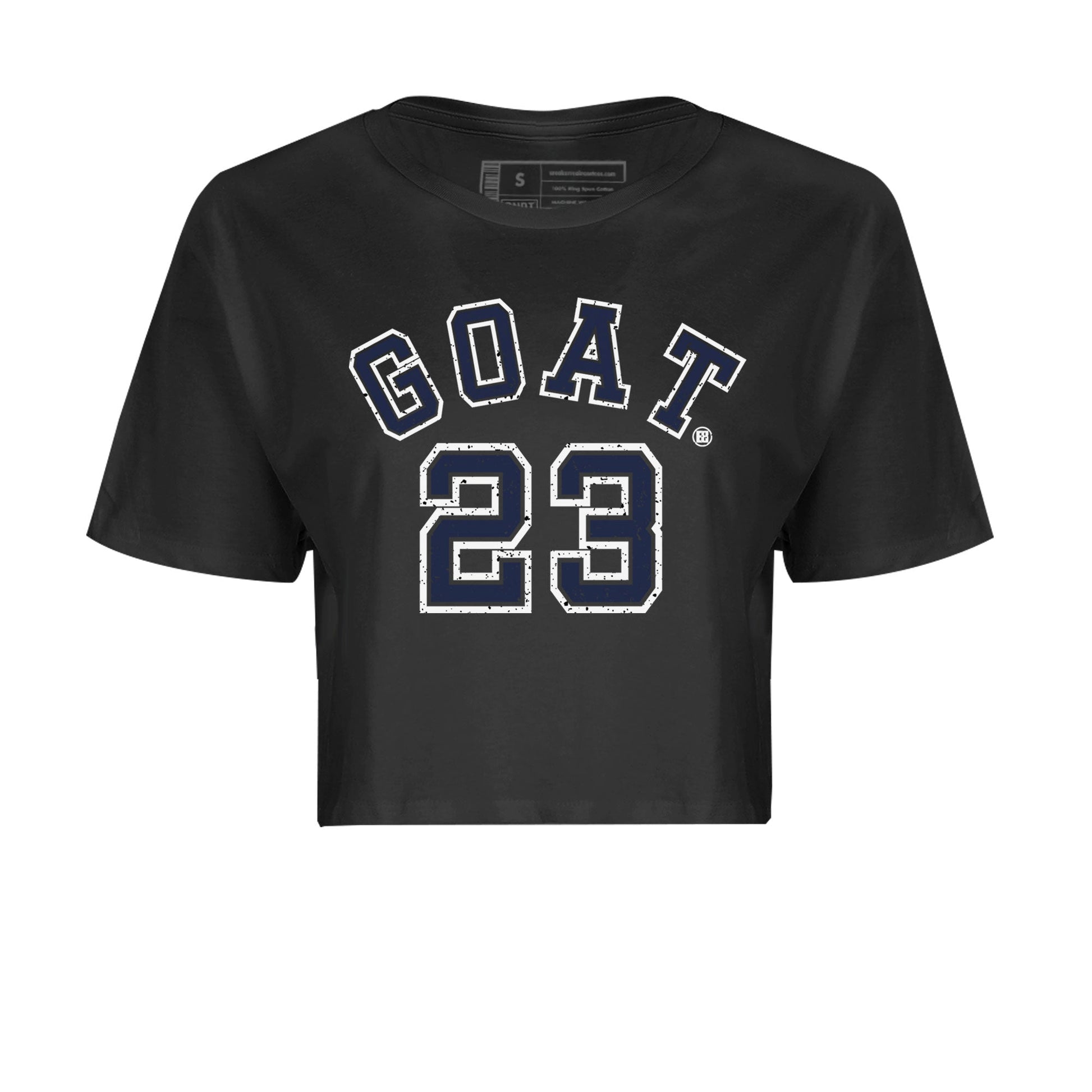Air Jordan 5 Georgetown Sneaker Match Tees Goat 23 Sneaker Tees 5 Georgetown SNRT Sneaker Release Tees Navy 5s Women's Shirts Black 2