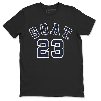 Air Jordan 5 Georgetown Sneaker Match Tees Goat 23 Sneaker Tees 5 Georgetown SNRT Sneaker Release Tees Navy 5s Unisex Shirts Black 2