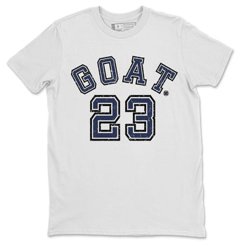Air Jordan 5 Georgetown Sneaker Match Tees Goat 23 Sneaker Tees 5 Georgetown SNRT Sneaker Release Tees Navy 5s Unisex Shirts White 2