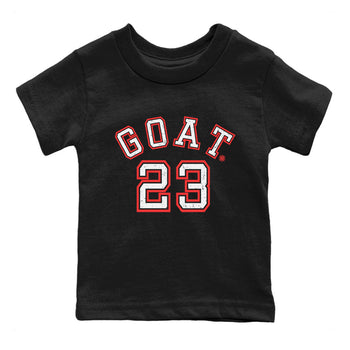 Air Jordan 7 White Infrared Sneaker Match Tees Goat 23 Sneaker Tees 7s White Infrared SNRT Sneaker Release Tees Kids Shirts Black 2