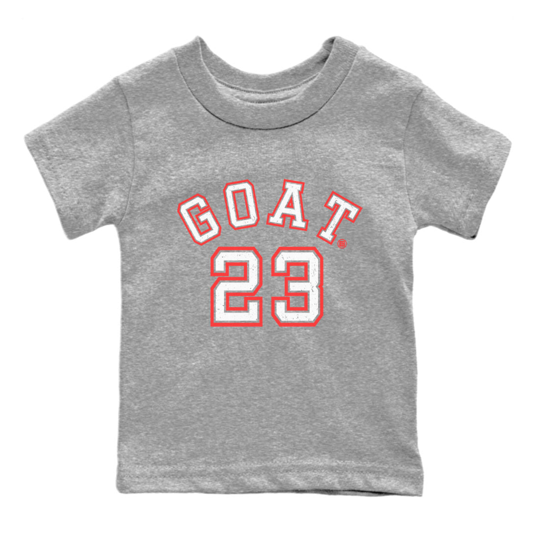Air Jordan 7 White Infrared Sneaker Match Tees Goat 23 Sneaker Tees 7s White Infrared SNRT Sneaker Release Tees Kids Shirts Heather Grey 2