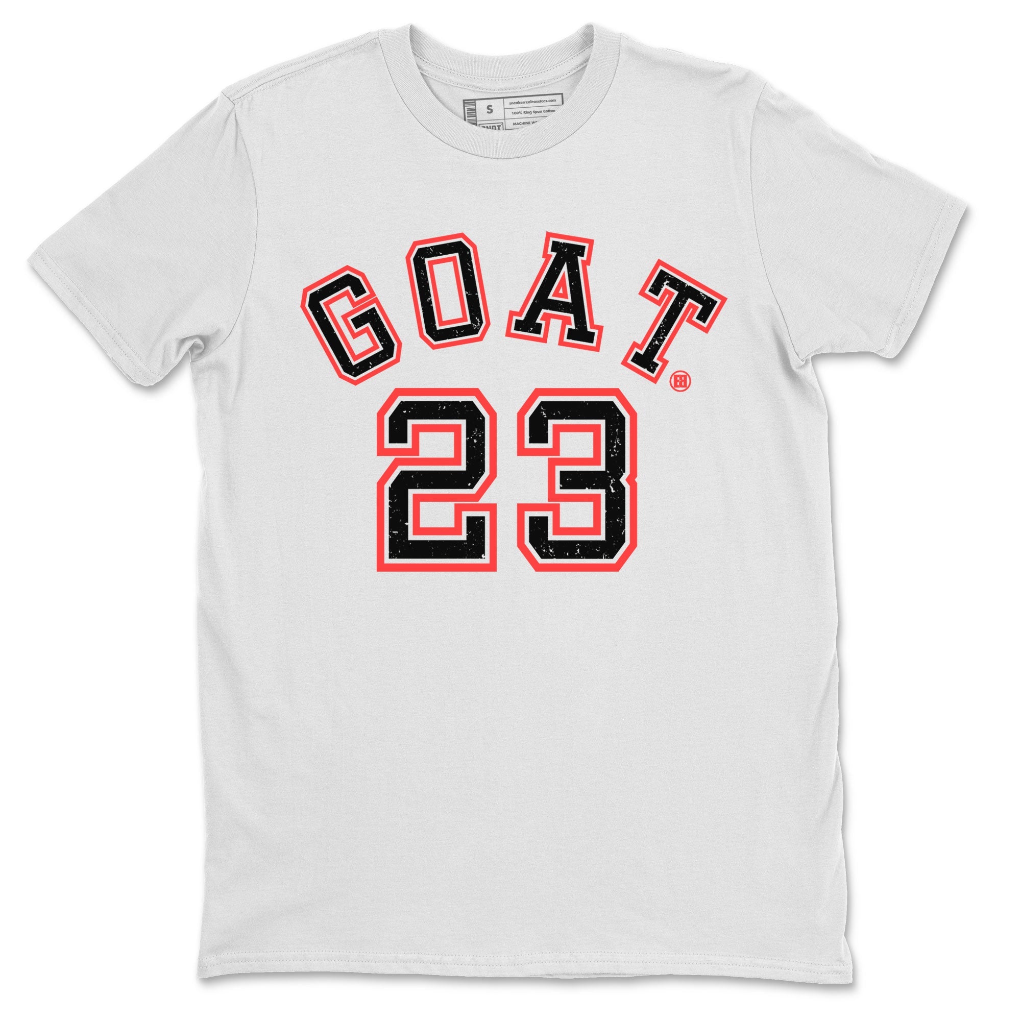 Air Jordan 7 White Infrared Sneaker Match Tees Goat 23 Sneaker Tees 7s White Infrared SNRT Sneaker Release Tees Unisex Shirts White 2