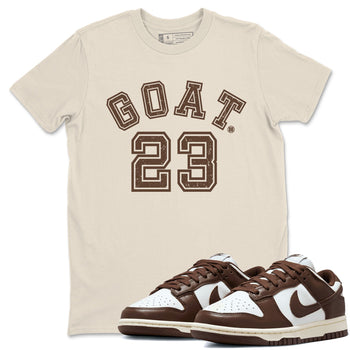 Dunk Low WMNS Cacao Wow sneaker shirt to match jordans Goat 23 sneaker tees Dunk Cacao Wow SNRT Sneaker Tees Crew Neck Unisex Cotton Sneaker T-Shirt Natural 1 T-Shirt