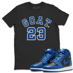 Jordan 1 Dark Marina Blue Sneaker Match Tees Goat 23 Sneaker Tees Jordan 1 Dark Marina Blue Sneaker Release Tees Unisex Shirts