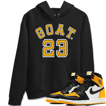 Jordan 1 Yellow Toe Sneaker Match Tees Goat 23 Sneaker Tees Jordan 1 Yellow Toe Sneaker Release Tees Unisex Shirts