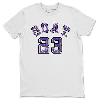 Jordan 13 Court Purple Sneaker Match Tees Goat 23 Sneaker Tees Jordan 13 Court Purple Sneaker Release Tees Unisex Shirts
