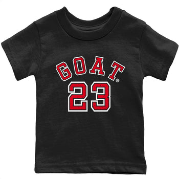 Jordan 4 Red Thunder Sneaker Match Tees Goat 23 Sneaker Tees Jordan 4 Red Thunder Sneaker Release Tees Kids Shirts