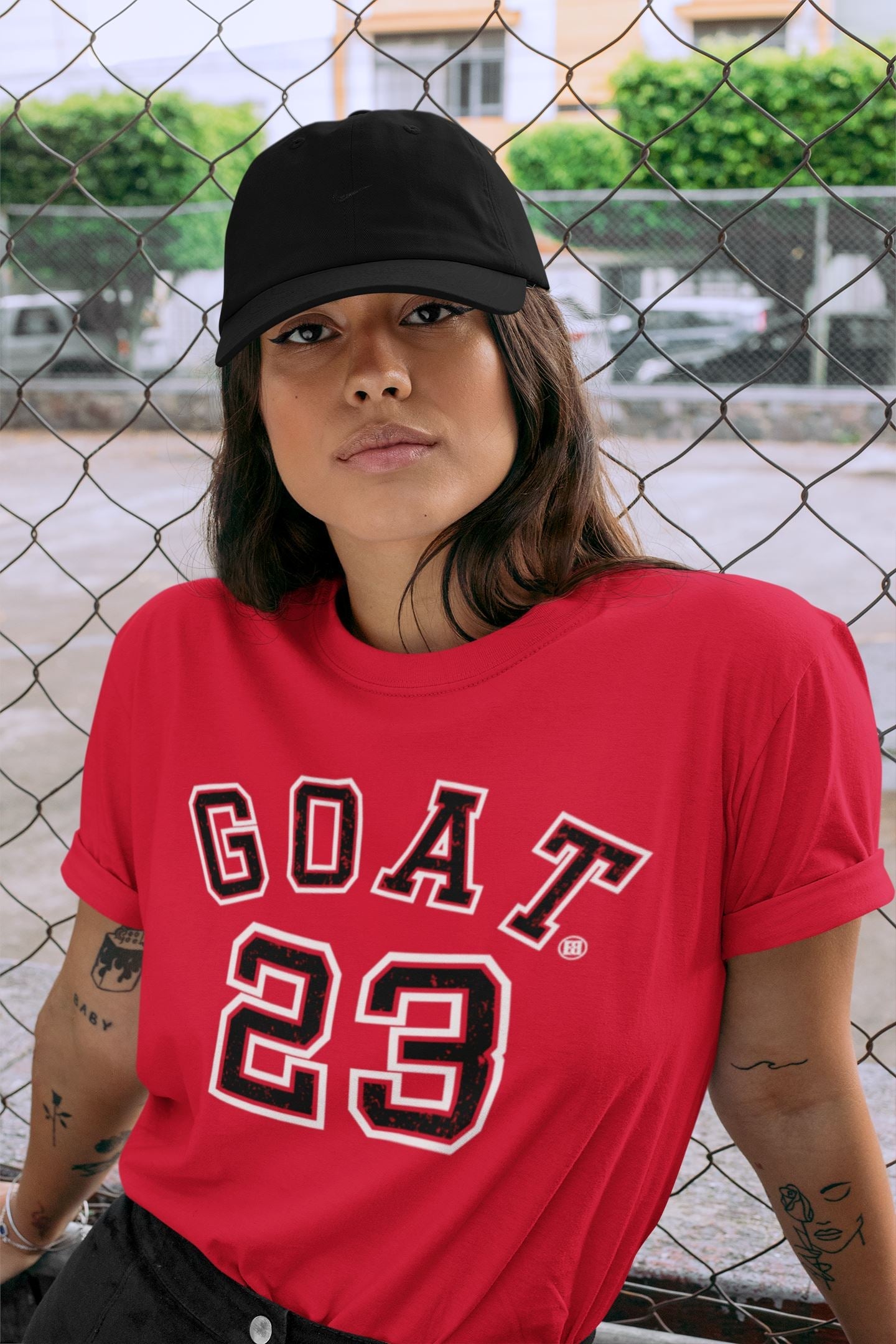 SNRT Sneaker Tee Jordan 4 Red Thunder | Goat 23 Unisex Shirts | SNRT Sneaker Tees Hoodie / Black / L