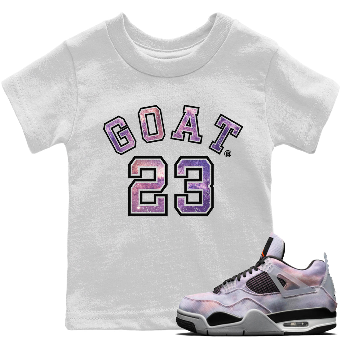 Jordan 4 Zen Master Sneaker Match Tees Goat 23 Sneaker Tees Jordan 4 Zen Master Sneaker Release Tees Kids Shirts