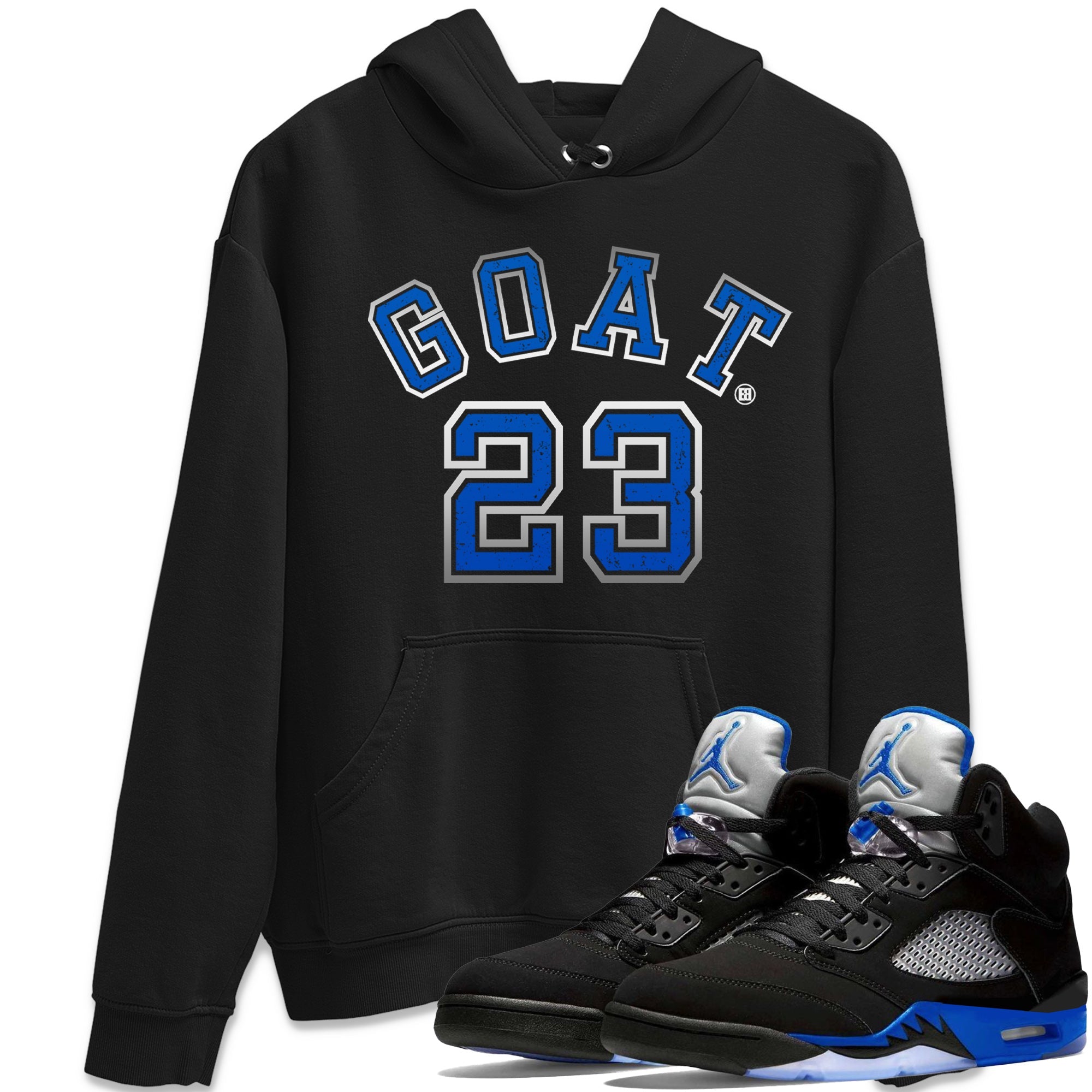 Jordan 5 Racer Blue Sneaker Match Tees Goat 23 Sneaker Tees Jordan 5 Racer Blue Sneaker Release Tees Unisex Shirts