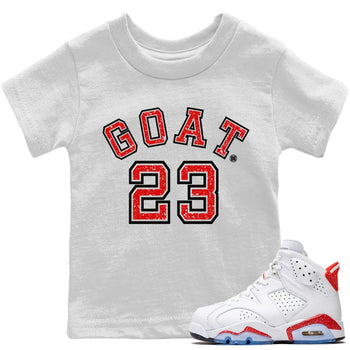 Jordan 6 Red Velvet Cookies Sneaker Match Tees Goat 23 Sneaker Tees Jordan 6 Red Velvet Cookies Sneaker Release Tees Kids Shirts