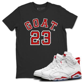 Jordan 6 Red Velvet Cookies Sneaker Match Tees Goat 23 Sneaker Tees Jordan 6 Red Velvet Cookies Sneaker Release Tees Unisex Shirts