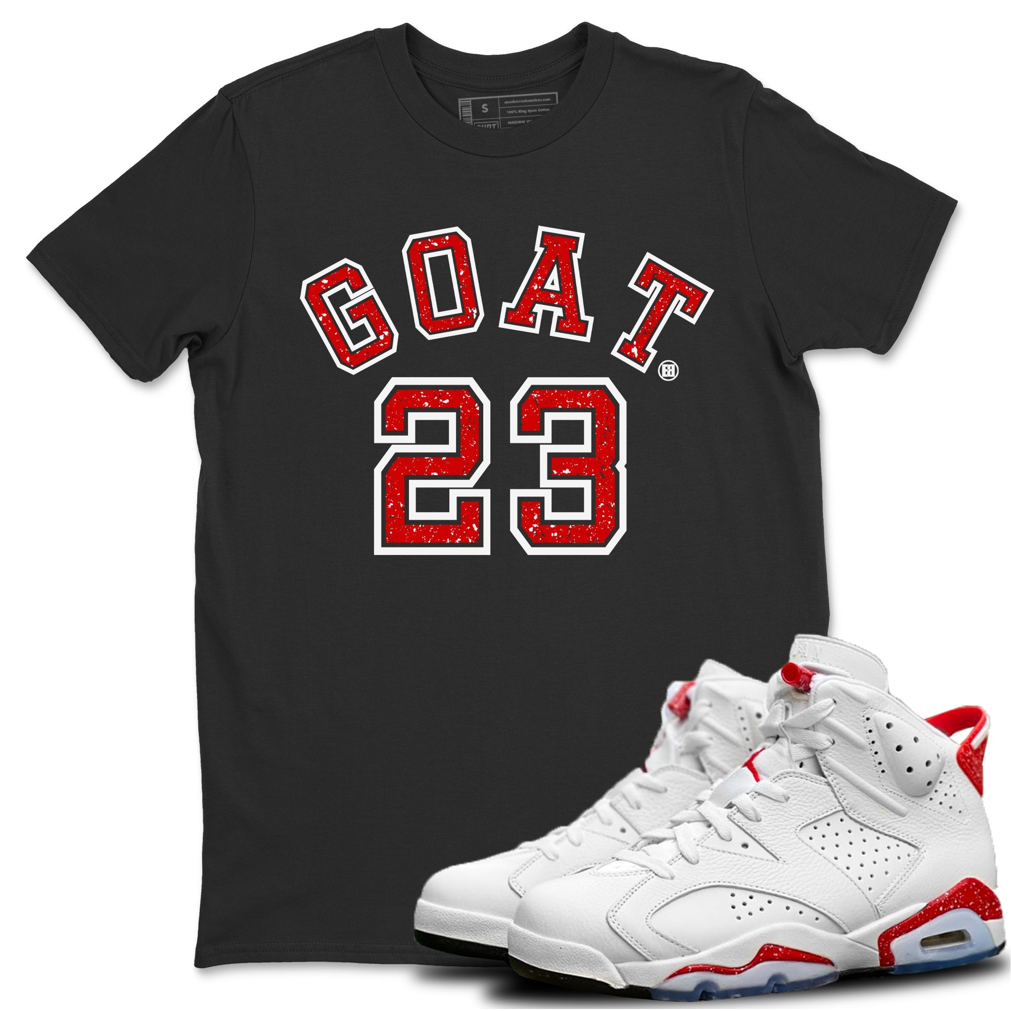 Jordan 6 Red Velvet Cookies Sneaker Match Tees Goat 23 Sneaker Tees Jordan 6 Red Velvet Cookies Sneaker Release Tees Unisex Shirts
