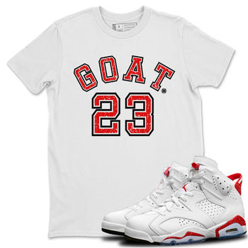 Jordan 6 Red Velvet Cookies Sneaker Match Tees Goat 23 Sneaker Tees Jordan 6 Red Velvet Cookies Sneaker Release Tees Unisex Shirts