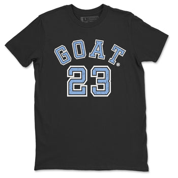Jordan 6 UNC Sneaker Match Tees Goat 23 Sneaker Tees Jordan 6 UNC Sneaker Release Tees Unisex Shirts