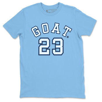 Jordan 6 UNC Sneaker Match Tees Goat 23 Sneaker Tees Jordan 6 UNC Sneaker Release Tees Unisex Shirts