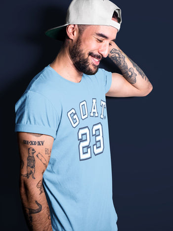 Jordan 6 UNC Sneaker Match Tees Goat 23 Sneaker Tees Jordan 6 UNC Sneaker Release Tees Unisex Shirts