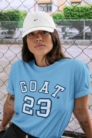 Jordan 6 UNC Sneaker Match Tees Goat 23 Sneaker Tees Jordan 6 UNC Sneaker Release Tees Unisex Shirts