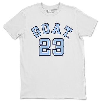 Jordan 6 UNC Sneaker Match Tees Goat 23 Sneaker Tees Jordan 6 UNC Sneaker Release Tees Unisex Shirts