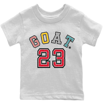 Yeezy 700 Hi-Res Red Sneaker Match Tees Goat 23 Sneaker Tees Yeezy 700 Hi-Res Red Sneaker Release Tees Kids Shirts