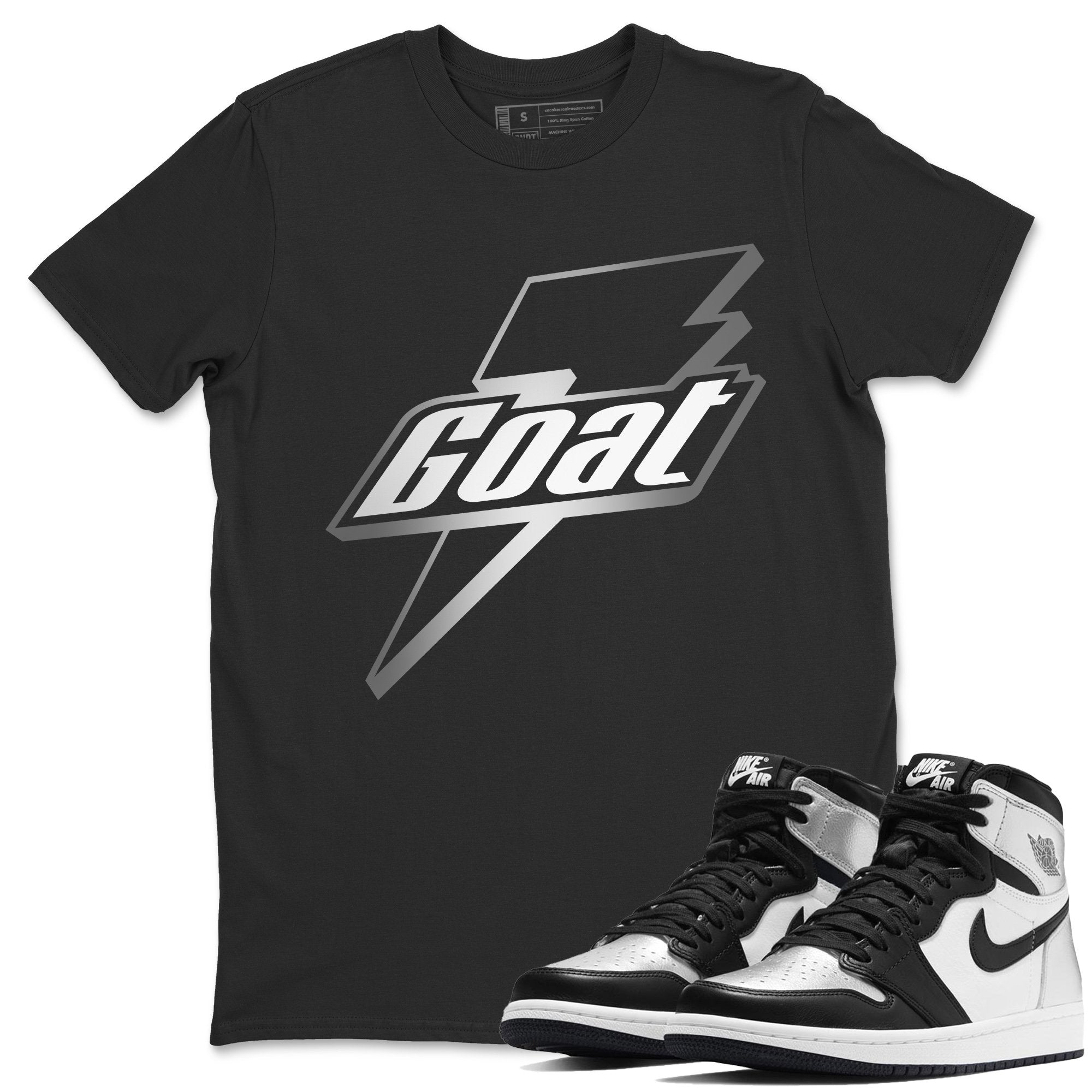 Jordan 1 Silver Toe Sneaker Match Tees Goat Sneaker Tees Jordan 1 Silver Toe Sneaker Release Tees Unisex Shirts