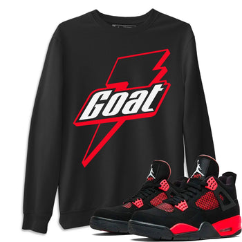 Jordan 4 Red Thunder Sneaker Match Tees Goat Sneaker Tees Jordan 4 Red Thunder Sneaker Release Tees Unisex Shirts