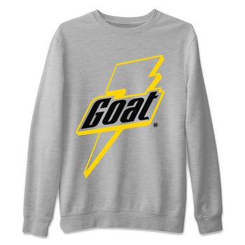 Air Jordan 4 Thunder Sneaker Match Tees Goat Sneaker Tees Air Jordan 4 Retro Thunder Sneaker Release Tees Unisex Shirts Heather Grey 2