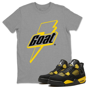 Goat Unisex Tops - Air Jordan 4 Thunder - SNRT Sneaker Tee