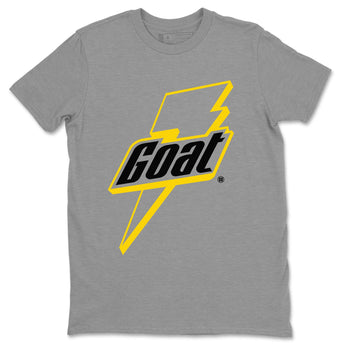Air Jordan 4 Thunder Sneaker Match Tees Goat Sneaker Tees Air Jordan 4 Retro Thunder Sneaker Release Tees Unisex Shirts Heather Grey 2
