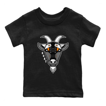 Air Jordan 3 Retro Fear shirt to match jordans Goat Face sneaker tees Air Jordan 3 Fear SNRT Sneaker Tees Sneaker Matching Clothing Brand Baby Toddler Black 2 T-Shirt