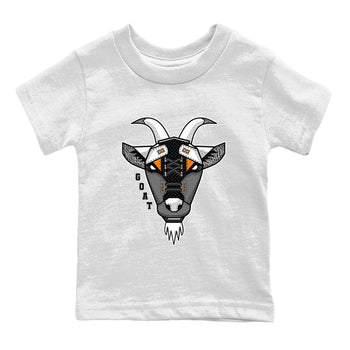 Air Jordan 3 Retro Fear shirt to match jordans Goat Face sneaker tees Air Jordan 3 Fear SNRT Sneaker Tees Sneaker Matching Clothing Brand Baby Toddler White 2 T-Shirt