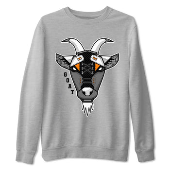 Air Jordan 3 Retro Fear shirt to match jordans Goat Face sneaker tees Air Jordan 3 Fear SNRT Sneaker Tees Sneaker Matching Clothing Brand Unisex Sneaker Tee Heather Grey 2 T-Shirt