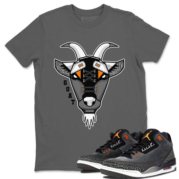 Air Jordan 3 Retro Fear shirt to match jordans Goat Face sneaker tees Air Jordan 3 Fear SNRT Sneaker Tees Sneaker Matching Clothing Brand Unisex Sneaker Tee Cool Grey 1 T-Shirt