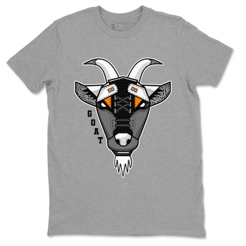 Air Jordan 3 Retro Fear shirt to match jordans Goat Face sneaker tees Air Jordan 3 Fear SNRT Sneaker Tees Sneaker Matching Clothing Brand Unisex Sneaker Tee Heather Grey 2 T-Shirt