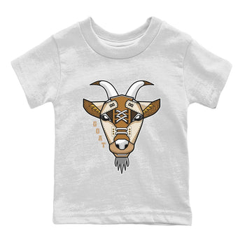 Air Jordan 3 Palomino Sneaker Match Tees Goat Face Sneaker T-Shirts Jordan 3 Palomino Sneaker Release Tees Kids Shirts White 2