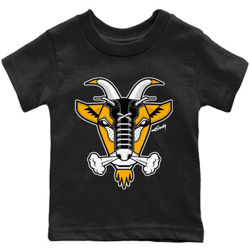 Jordan 1 Yellow Toe Sneaker Match Tees Goat Face Sneaker Tees Jordan 1 Yellow Toe Sneaker Release Tees Kids Shirts