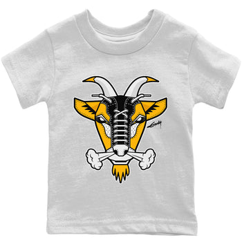 Jordan 1 Yellow Toe Sneaker Match Tees Goat Face Sneaker Tees Jordan 1 Yellow Toe Sneaker Release Tees Kids Shirts