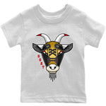 Jordan 3 Black Gold Sneaker Match Tees Goat Face Sneaker Tees Jordan 3 Black Gold Sneaker Release Tees Kids Shirts