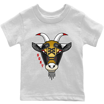 Jordan 3 Black Gold Sneaker Match Tees Goat Face Sneaker Tees Jordan 3 Black Gold Sneaker Release Tees Kids Shirts