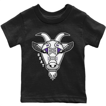 Jordan 3 Dark Iris Sneaker Match Tees Goat Face Sneaker Tees Jordan 3 Dark Iris Sneaker Release Tees Kids Shirts