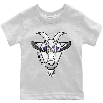 Jordan 3 Dark Iris Sneaker Match Tees Goat Face Sneaker Tees Jordan 3 Dark Iris Sneaker Release Tees Kids Shirts