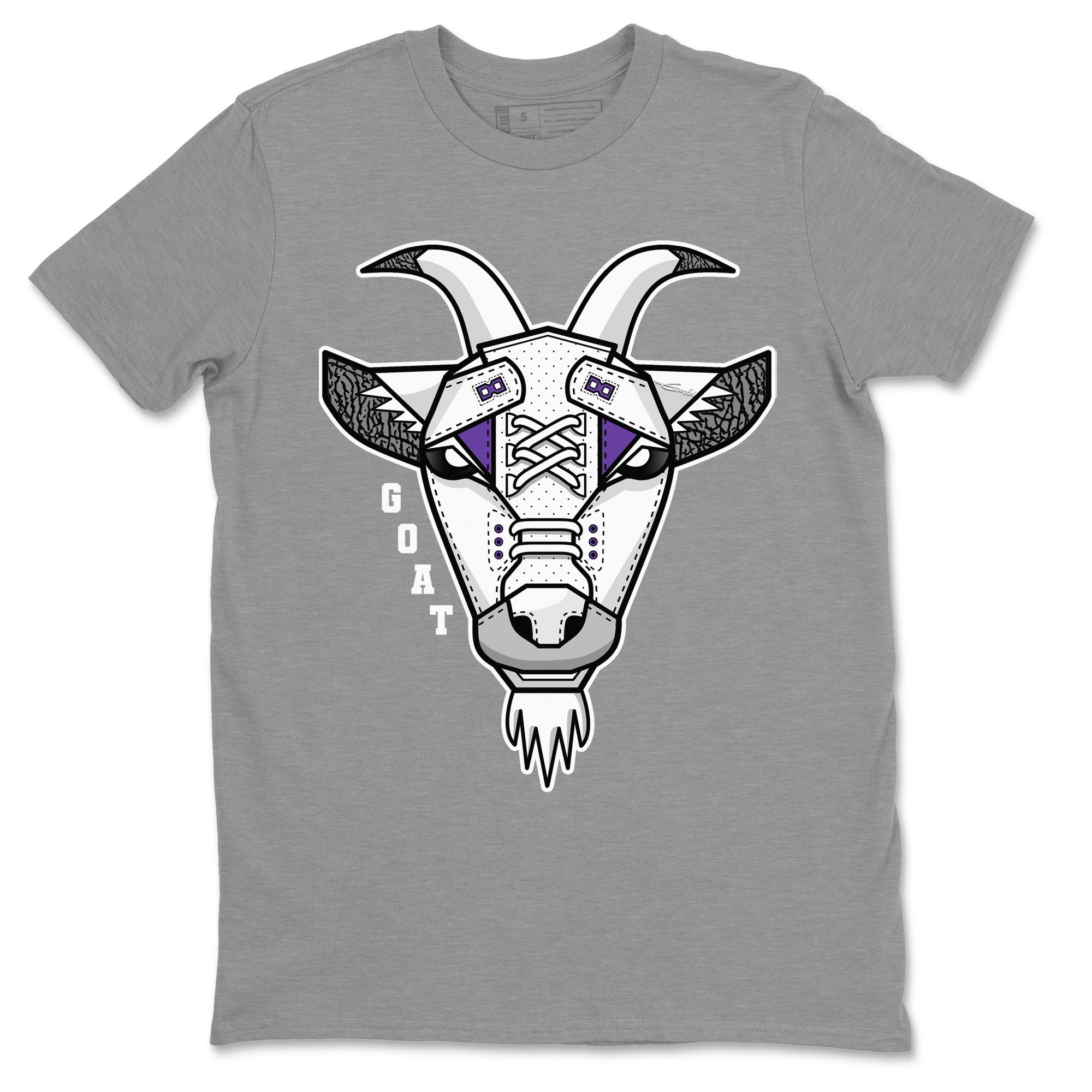 Jordan 3 Dark Iris Sneaker Match Tees Goat Face Sneaker Tees Jordan 3 Dark Iris Sneaker Release Tees Unisex Shirts