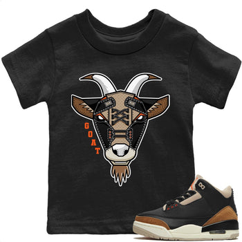 Jordan 3 Desert Elephant Sneaker Match Tees Goat Face Sneaker Tees Jordan 3 Desert Elephant Sneaker Release Tees Kids Shirts