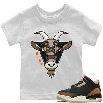 Jordan 3 Desert Elephant Sneaker Match Tees Goat Face Sneaker Tees Jordan 3 Desert Elephant Sneaker Release Tees Kids Shirts