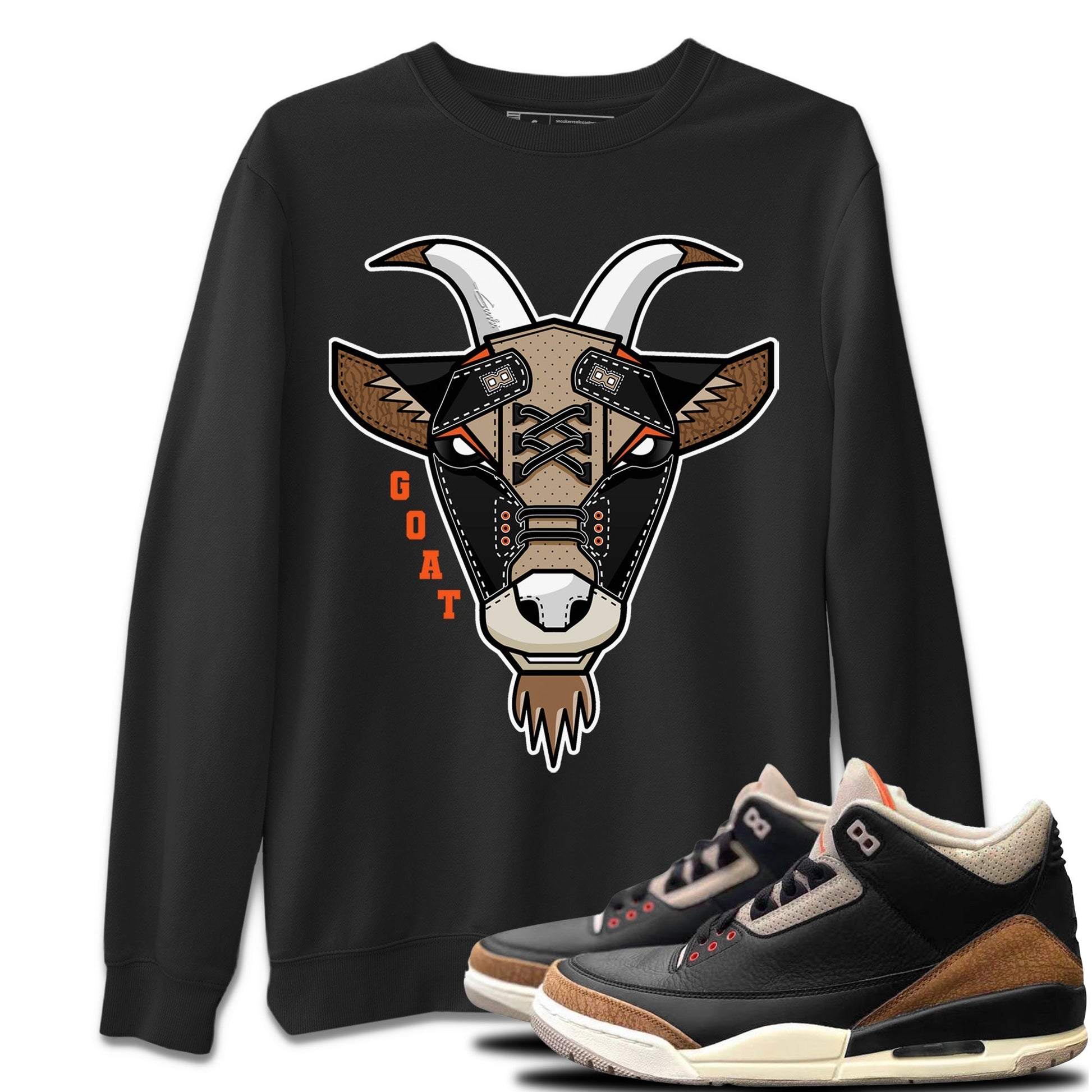 Jordan 3 Desert Elephant Sneaker Match Tees Goat Face Sneaker Tees Jordan 3 Desert Elephant Sneaker Release Tees Unisex Shirts