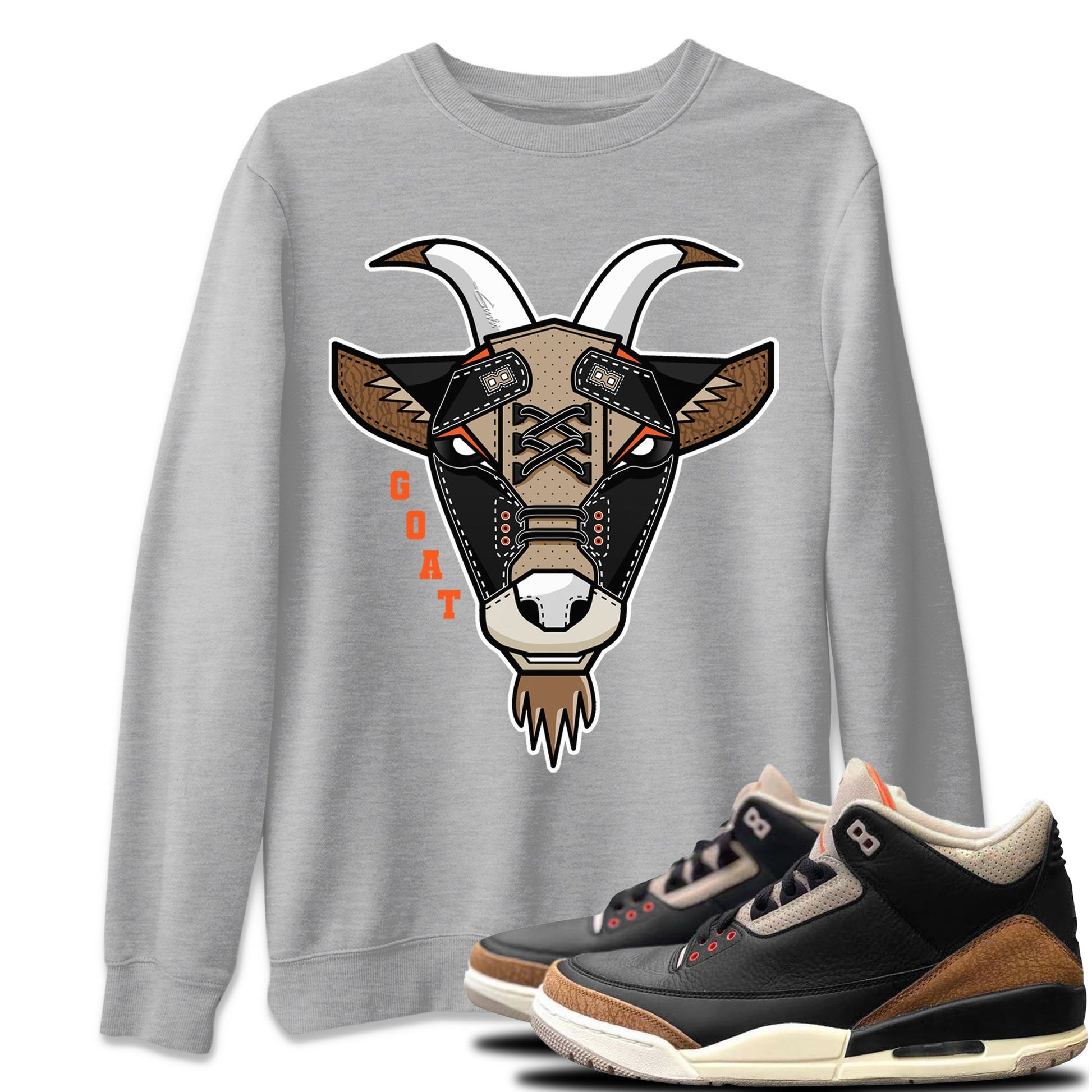 Jordan 3 Desert Elephant Sneaker Match Tees Goat Face Sneaker Tees Jordan 3 Desert Elephant Sneaker Release Tees Unisex Shirts