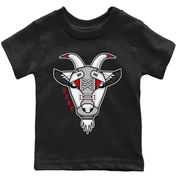 Jordan 3 Fire Red Sneaker Match Tees Goat Face Sneaker Tees Jordan 3 Fire Red Sneaker Release Tees Kids Shirts
